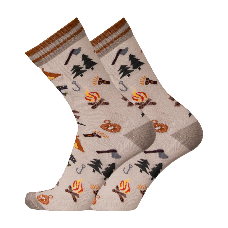 גרב לייפסטייל "CAMPING" עם 58% צמר מרינו - דגם E9628 – תמונה 3