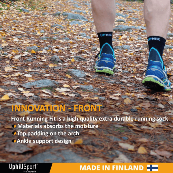 Front - גרבי ספורט אידיאליים לספורטאים ואצנים - דגם #8396 – תמונה 8