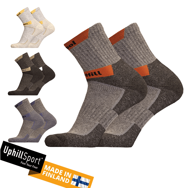 HETTA SUMMER - גרב שטח מרופדת ל-4 עונות השנה עם 21% צמר מרינו ממוחזר - דגם #8976