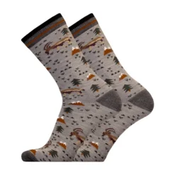 Alternative view of גרב לייפסטייל "IBEX LILA" עם 58% צמר מרינו - דגם E9401