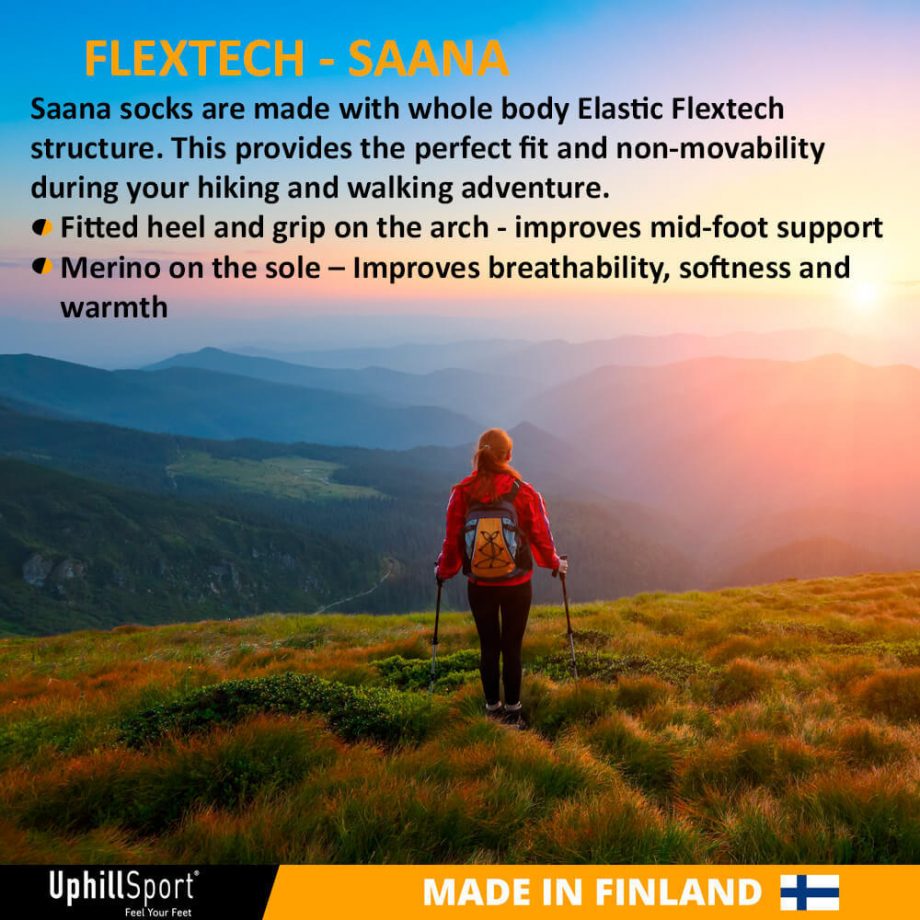 SAANA - גרבי טיולים והליכה עם 45% כותנה ו-26% צמר מרינו - דגם #8386 – תמונה 5