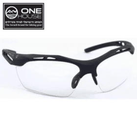 משקפי שמש "קטיק שקוף" – משקפי שמש בליסטיים עם עדשות שקופים מבית וואן האוס - אפשר גם לקנות את העדשות בנפרד