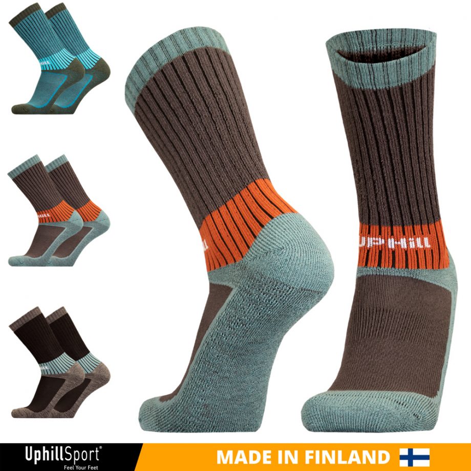 VAARU - גרבי טיולים וטרקים עם 40% במבוק ו-25% צמר מרינו - דגם #E8862